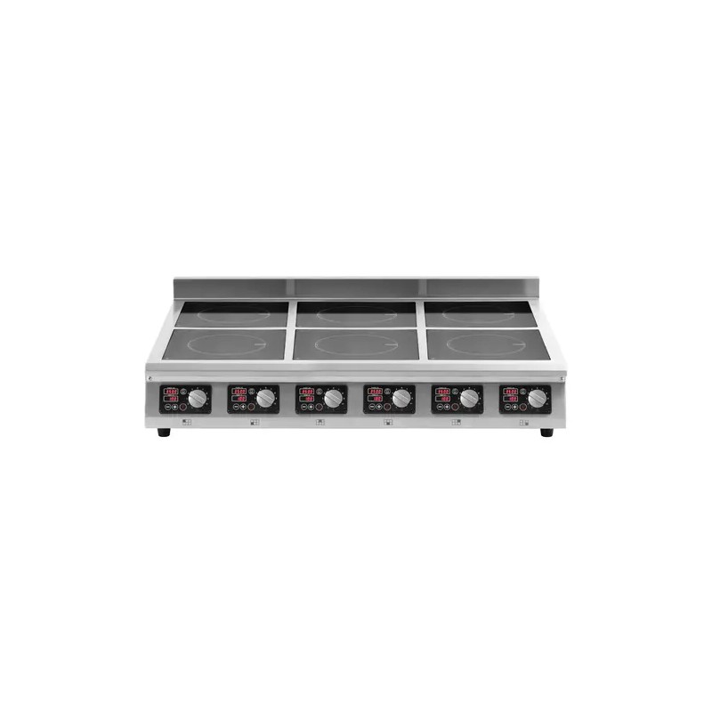 Royal Catering Induktiokeittolevy 6 x 28 cm 60-240 °C 400 V Timer