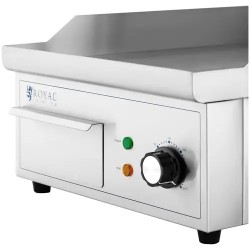 Royal Catering sähkögrilli 350 x 380 mm, sileä valurautalevy, 2000 W