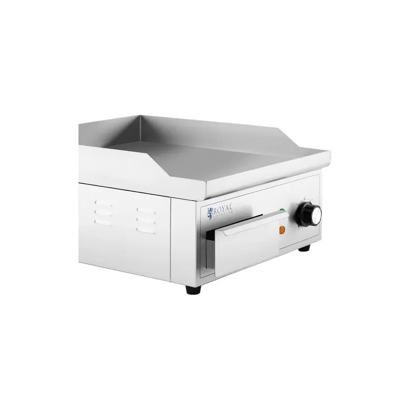 Royal Catering sähkögrilli 350 x 380 mm, sileä valurautalevy, 2000 W