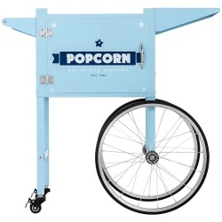 Popcornkoneen kärry 51 x 37 cm sininen Royal Catering RCPT-BBWS-1