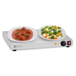 Royal Catering RCHP-250E lämmityslevy 250 W ruostumaton teräs 50 cm 5,4 kg