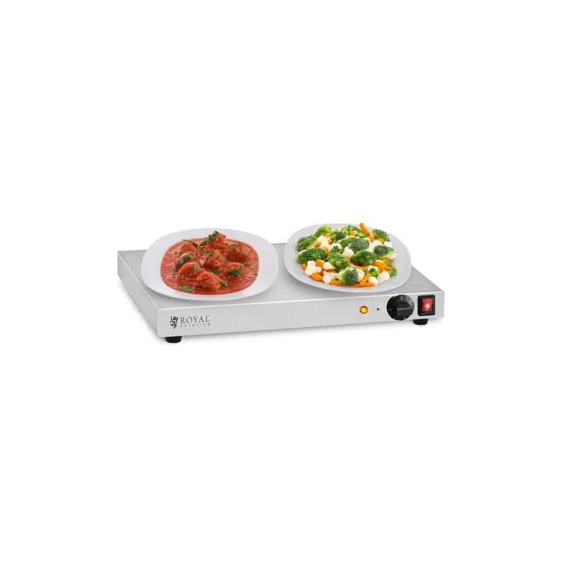 Royal Catering RCHP-250E lämmityslevy 250 W ruostumaton teräs 50 cm 5,4 kg