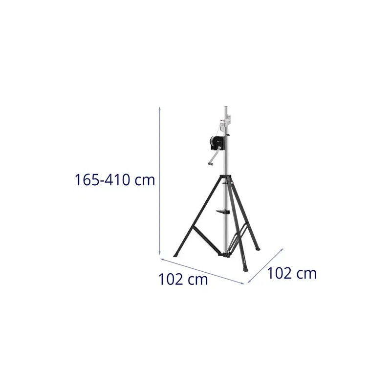 Singercon valonstatiivi 1,65 - 4,1 m, max 80 kg