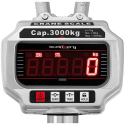 Steinberg Systems SBS-KW-3000 nostovaaka 3000 kg / 1 kg LED-näytöllä ja kaukosäätimellä 11 kg
