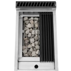 Royal Catering Pro 730 Series Lavasteingrilli 4,5 kW 400 V 40 x 73 cm