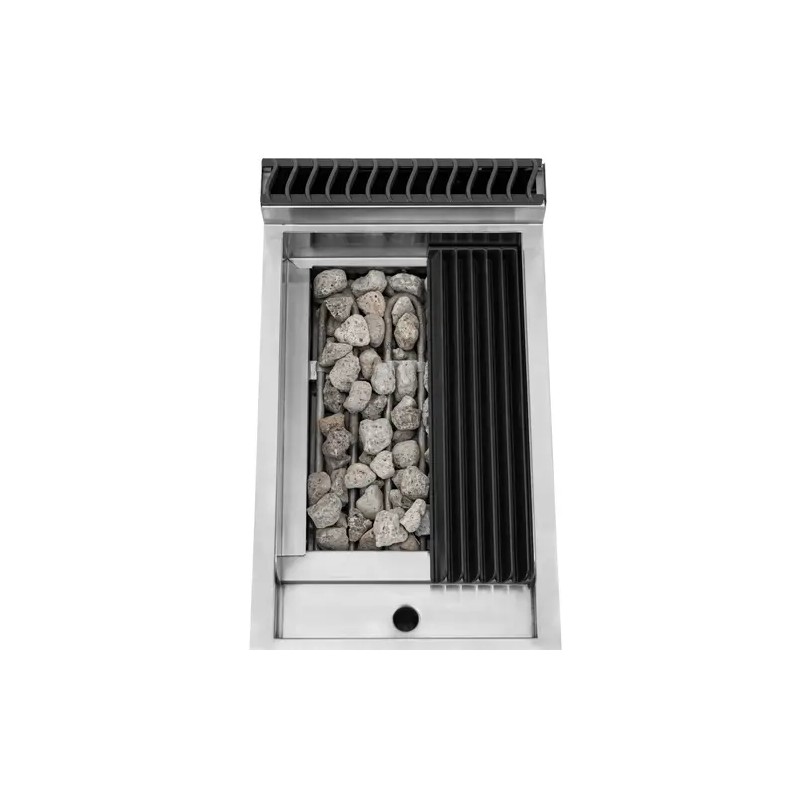 Royal Catering Pro 730 Series Lavasteingrilli 4,5 kW 400 V 40 x 73 cm