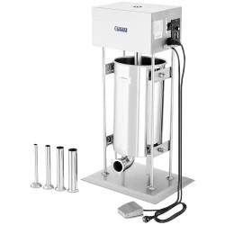 Royal Catering sähkökäyttöinen makkaratäyttölaite 15 l 230 W 4 täyttöputkea