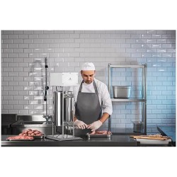 Royal Catering sähkökäyttöinen makkaratäyttölaite 15 l, 230 W, 4 täyttöputkea