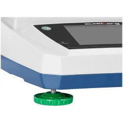 Tarkkuusvaaka 300 g / 0,001 g, halkaisija 98 mm, kosketus-LCD ja lasinen tuulensuoja