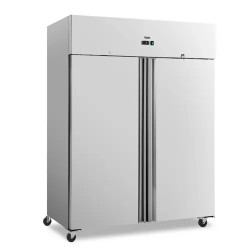 Royal Catering Gastro jääkaappi 800 l ruostumaton teräs 2 ovea