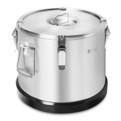 Royal Catering termisäiliö ruostumattomasta teräksestä 15 l kumipohjalla