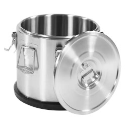 Royal Catering termisäiliö ruostumattomasta teräksestä 15 l kumipohjalla