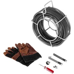 Putkien puhdistuskone MSW-DRAIN CLEAN 2.3E, 390 W, 400 U/min, Ø 30-100 mm