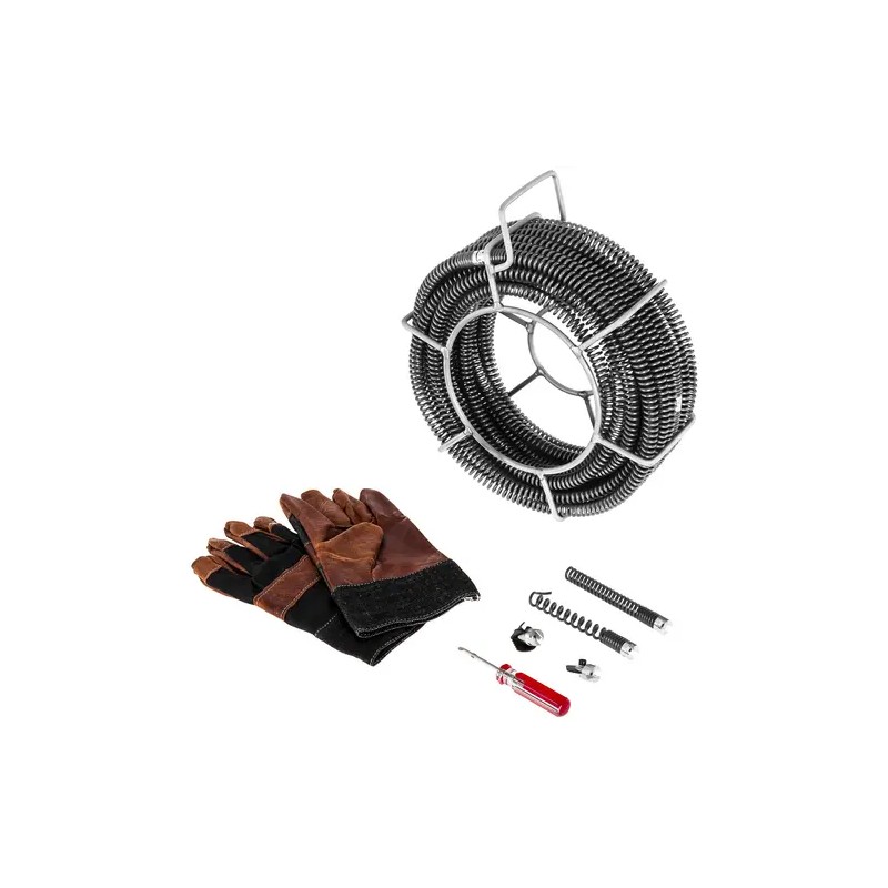 Putkien puhdistuskone MSW-DRAIN CLEAN 2.3E, 390 W, 400 U/min, Ø 30-100 mm