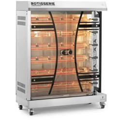 Royal Catering sähköinen kanagrilli 6 vartaan 12 000 W