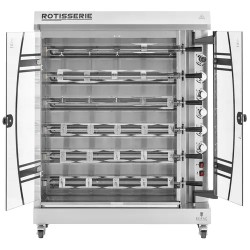 Royal Catering sähköinen kanagrilli 6 vartaan 12 000 W