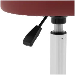 Physa Ascona Burgundy -työtuoli selkänojalla, 46-60 cm, 150 kg, burgundi
