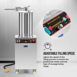 Royal Catering hydraulinen makkaratäyttökone 18 l