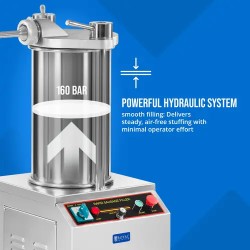 Royal Catering hydraulinen makkaratäyttökone 18 l