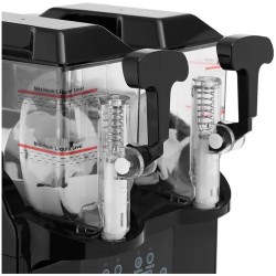 Royal Catering Slush-kone 2 x 3 l LED-valaistuksella ja digitaalisella ohjauspaneelilla