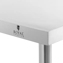 Royal Catering ECO ruostumaton terästyöpöytä 200 x 60 cm, 300 kg