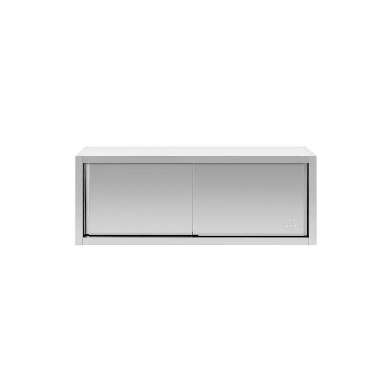 Royal Catering ruostumattomasta teräksestä valmistettu seinäkaappi 160 x 45 cm RCSSWC-160X45-S