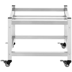 Royal Catering ruostumaton teräsvaunu panokattiloille 45 x 45 cm 150 kg