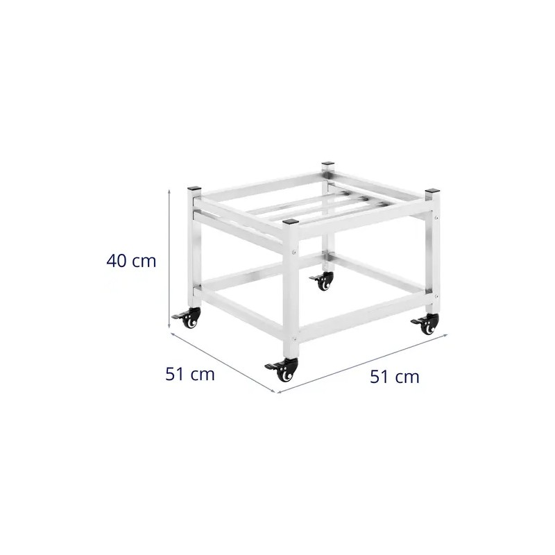 Royal Catering ruostumaton teräsvaunu panokattiloille 45 x 45 cm 150 kg