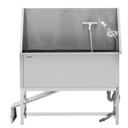 Physa koirakylpyamme ruostumattomasta teräksestä rampilla, max 60 kg