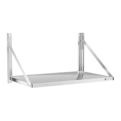 Royal Catering RC BFWS8045 taitettava seinähylly ruostumaton teräs 80 x 45 cm 40 kg