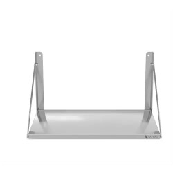 Royal Catering RC-BFWS8045 taitettava seinähylly ruostumaton teräs 80 x 45 cm 40 kg
