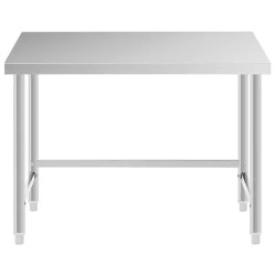 Royal Catering ECO ruostumaton teräspöytä 120 x 60 cm, kantavuus 300 kg