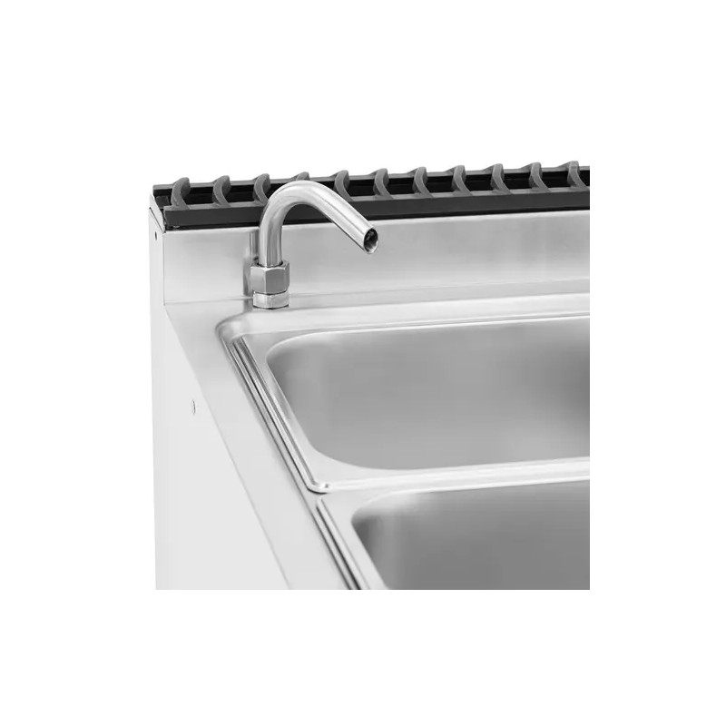 Royal Catering Bain-Marie-lämmitin 3000 W alakaapilla GN 1/2 ja GN 1/3