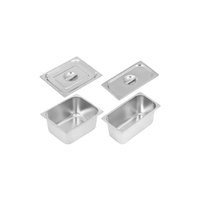 Royal Catering Bain-Marie-lämmitin 3000 W alakaapilla GN 1/2 ja GN 1/3