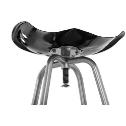 Ulkobaarijakkara traktori-design terästä, korkeussäädettävä 71,4-78,8 cm