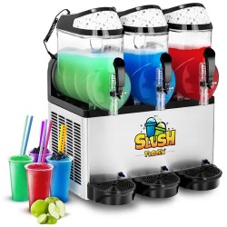 Slush kone 3 x 12 l LED Royal Catering