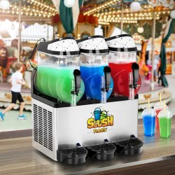 Slush-kone 3 x 12 l, LED, Royal Catering