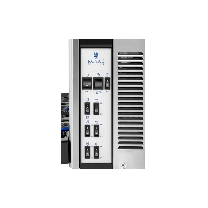 Slush-kone 3 x 12 l, LED, Royal Catering