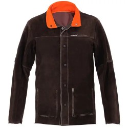 Stamos Welding Group hitsausjakku naudan split-nahkaa, XL, khaki