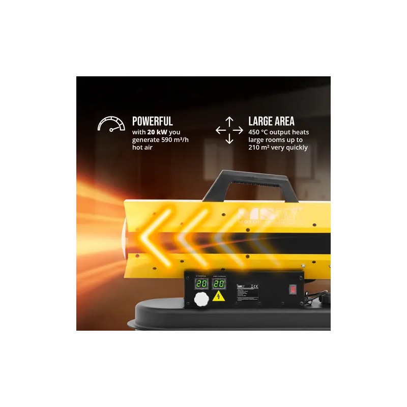 Diesel-lämmitin 20 kW 12 l ECO Series