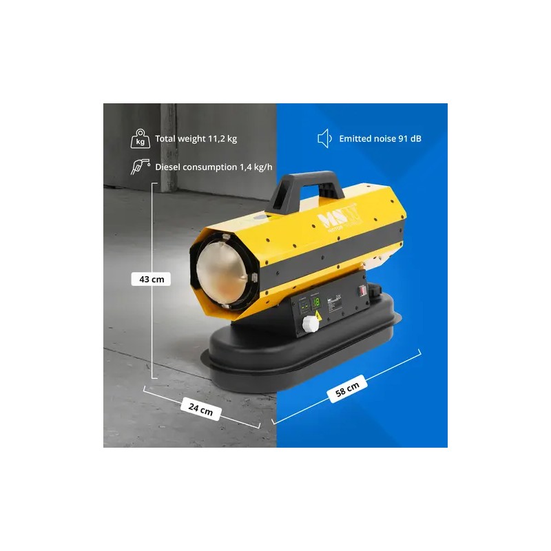 Diesel-lämmitin 20 kW 12 l ECO Series