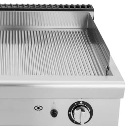 Kaasugrillilevy alakaapilla 12 kW 50-300 °C uritettu pinta