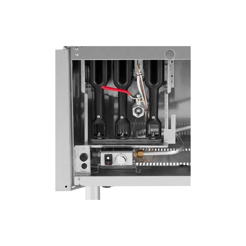 Royal Catering kaasukaksosfriteeraaja 2 x 28 l 30 kW alakaapilla