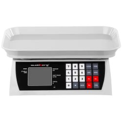 Kontrollivaaka SBS-PW-301CA, 30 kg / 1 g, 28,8 x 21,8 cm, 2 LCD-näyttöä