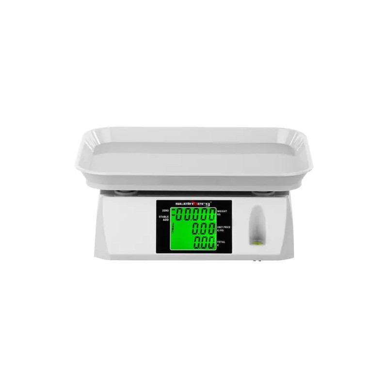 Kontrollivaaka SBS-PW-301CA, 30 kg / 1 g, 28,8 x 21,8 cm, 2 LCD-näyttöä
