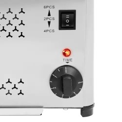 Royal Catering 6-paikkainen leivänpaahdin 2500 W ruostumaton teräs