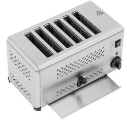 Royal Catering 6-paikkainen leivänpaahdin 2500 W ruostumaton teräs