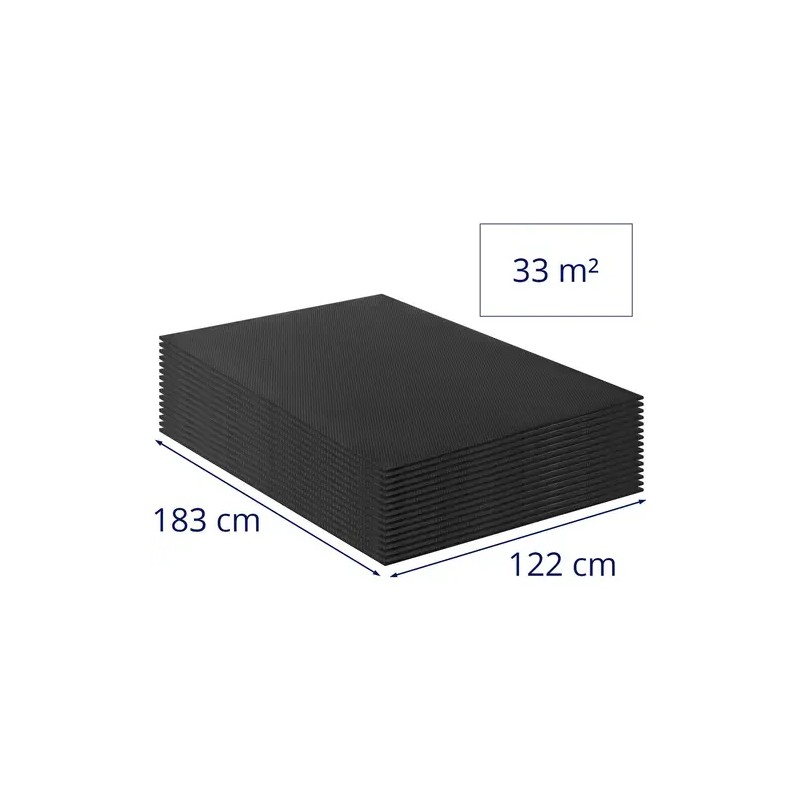 Kumiset navettamatot 15 kpl setti 1830 x 1220 x 17 mm dreeninupeilla