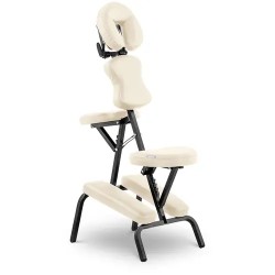 Physa Montpellier taitettava hierontatuoli 47 x 72 x 115 cm beige 160 kg