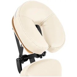 Physa Montpellier taitettava hierontatuoli 47 x 72 x 115 cm beige 160 kg